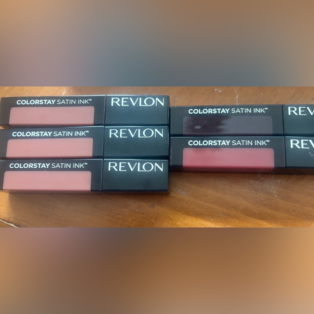 Lot of 5 NEW Revlon ColorStay Satin Ink Lip Glosses